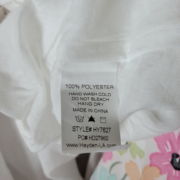 Hayden Los Angeles Pink Fit & Flare Spring Floral Dress Size Small - Picture 13 of 13